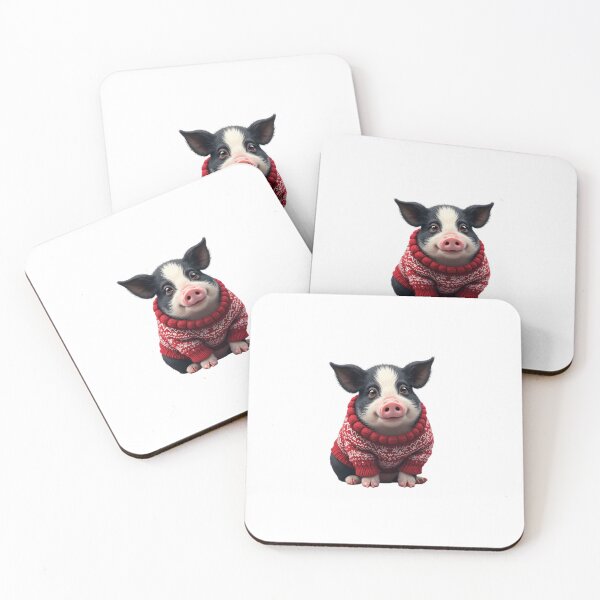 Item preview, This is my Ugly Christmas Sweater - Holiday Pot Bellied Pig designed and sold by MandalynnInk.