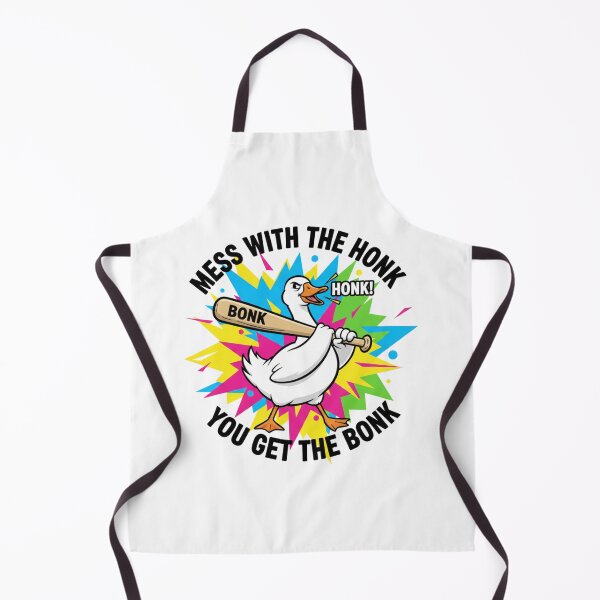 Item preview, Mess With The Honk You Get The Bonk Funny Goose designed and sold by JustCrafted.