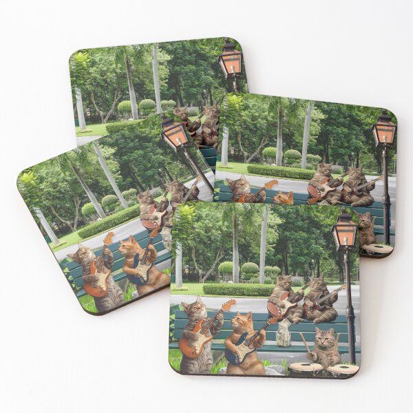Item preview, Cool Cats Performing In The Park designed and sold by DigitalShoppeIL.