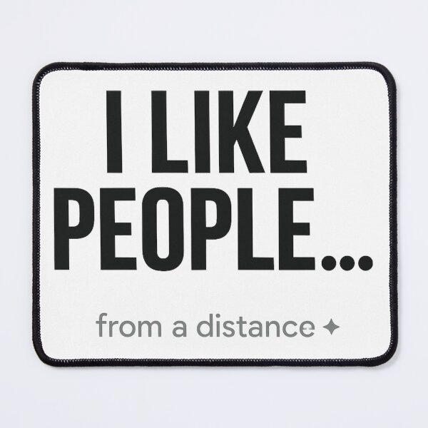 Item preview, I Like People… From a Distance – Minimalist Introvert Shirt designed and sold by JA-1994.