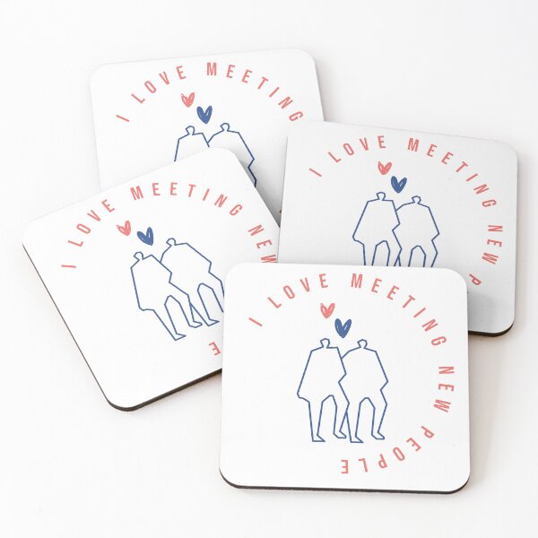 Item preview, I love meeting new people designed and sold by B-Space.