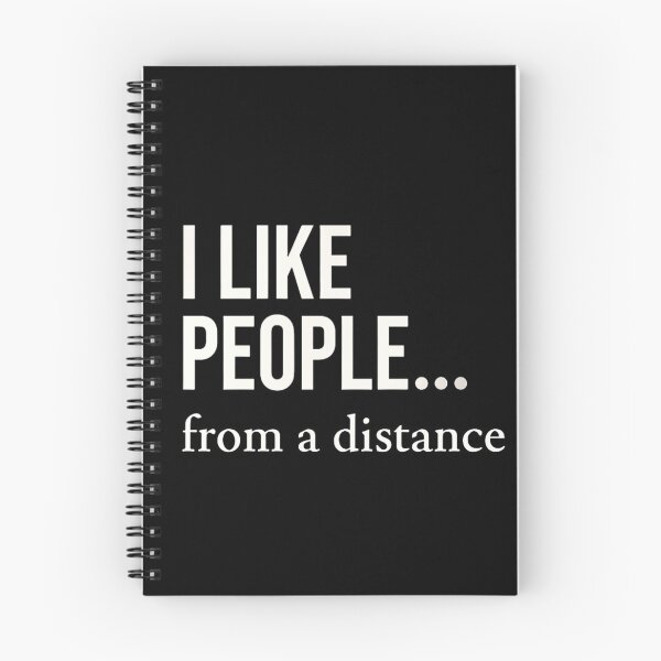 Item preview, I Like People… From a Distance – Minimalist Introvert Shirt designed and sold by JA-1994.