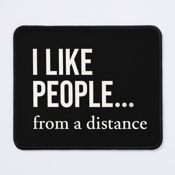 Item preview, I Like People… From a Distance – Minimalist Introvert Shirt designed and sold by JA-1994.