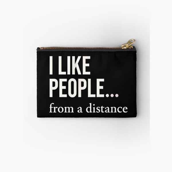 Item preview, I Like People… From a Distance – Minimalist Introvert Shirt designed and sold by JA-1994.