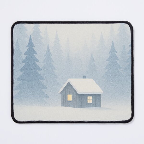 Item preview, Cozy Cabin in Winter Pines designed and sold by Fernova.