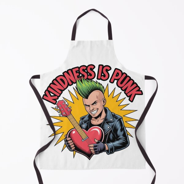 Item preview, Kindness Is Punk – Bold Heart & Guitar Design designed and sold by Fadi Alyaldani.