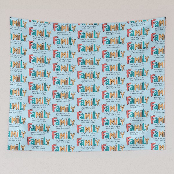 Item preview, Family Stick Together Despite The Chaos Quote designed and sold by SholoStudio.