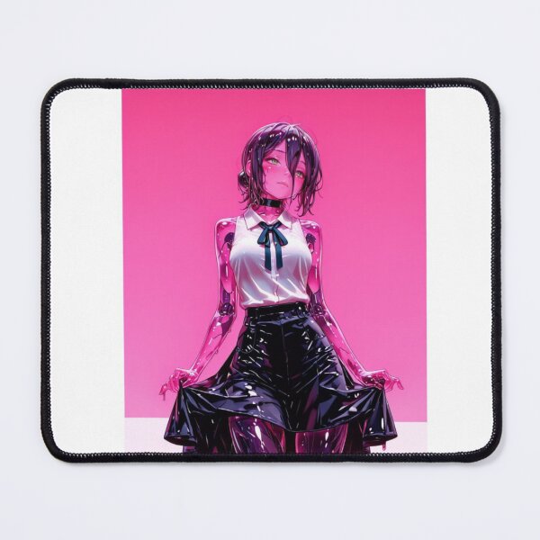 Item preview, Cyber Pink Anime Cyborg Girl – Futuristic Digital vol.3 designed and sold by EpicMerchRealm.