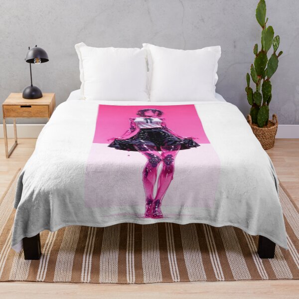 Item preview, Cyber Pink Anime Cyborg Girl – Futuristic Digital vol.3 designed and sold by EpicMerchRealm.