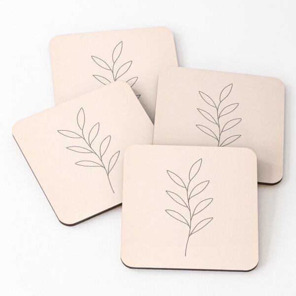 Item preview, Pastel Botanical Line Drawing designed and sold by Fernova.