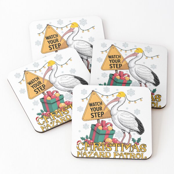 Item preview, Christmas Bin Chicken - Holiday Safety Ibis  designed and sold by PeteLawliiet.