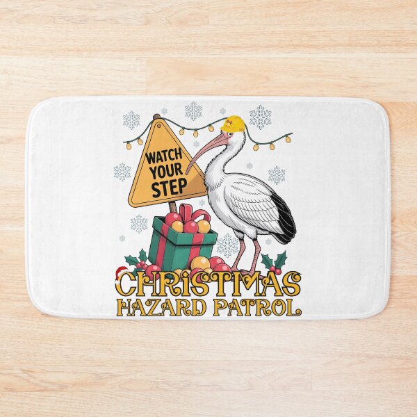Item preview, Christmas Bin Chicken - Holiday Safety Ibis  designed and sold by PeteLawliiet.