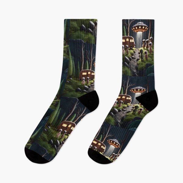 Item preview, Camping Aliens designed and sold by WakeyWakeySakey.