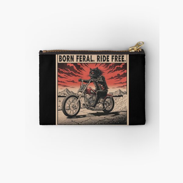Item preview, Born Feral. Ride Free. designed and sold by Fur and Fury MC.