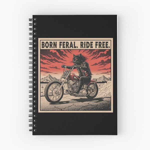 Item preview, Born Feral. Ride Free. designed and sold by Fur and Fury MC.