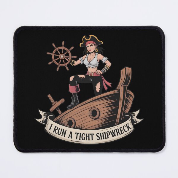 Item preview, Badass Pirate – Tight Shipwreck Design designed and sold by Fadi Alyaldani.