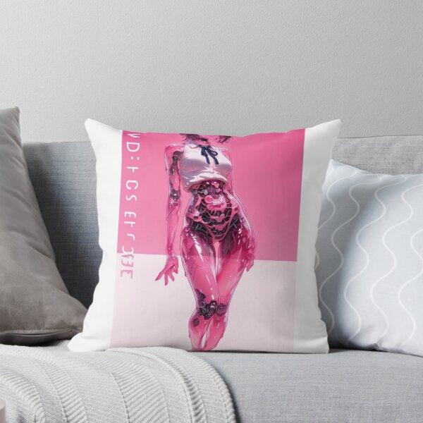 Item preview, Cyber Pink Anime Cyborg Girl – Futuristic Digital vol.6 designed and sold by EpicMerchRealm.
