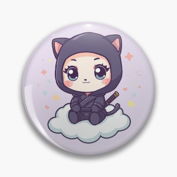 Item preview, Ninja Kitty on Cloud designed and sold by SoftgroveStudio.