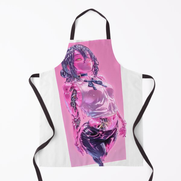 Item preview, Cyber Pink Anime Cyborg Girl – Futuristic Digital vol.5 designed and sold by EpicMerchRealm.