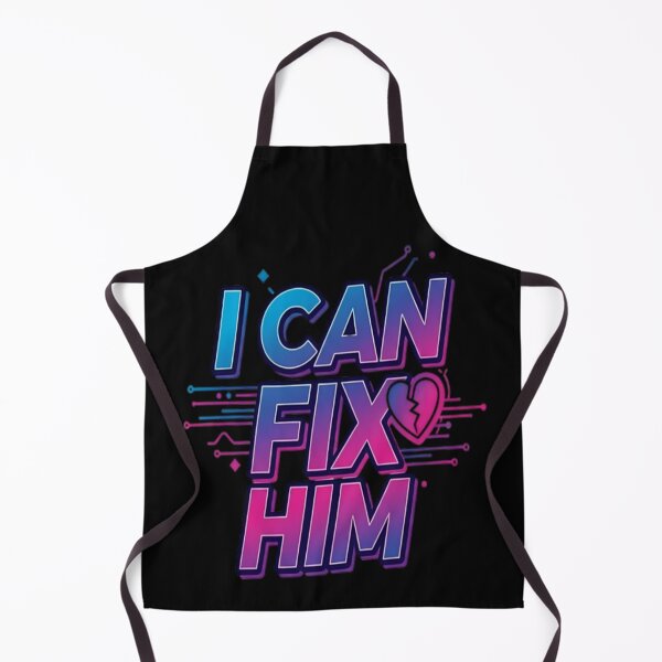 Item preview, "I Can Fix Him" - Empowering & Witty Modern Design for Strong Women designed and sold by NovaBou.