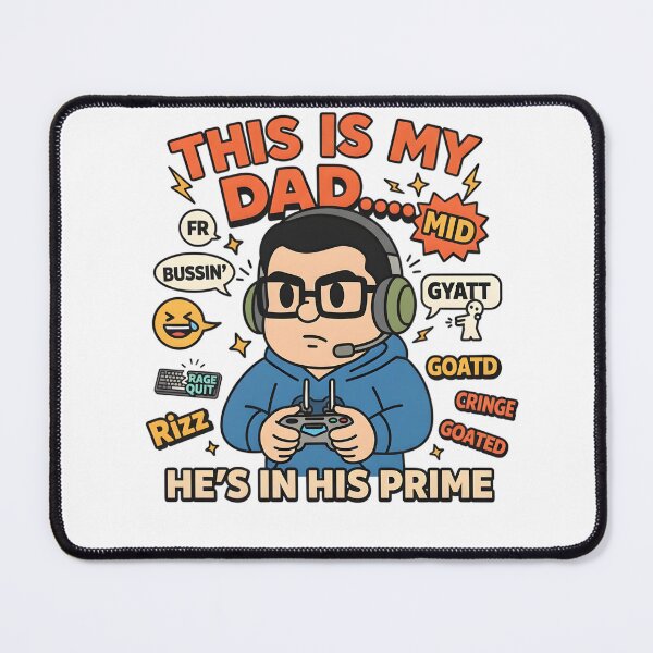 Item preview, Prime Gamer Dad Meme Cartoon designed and sold by AnnDesignStudio.