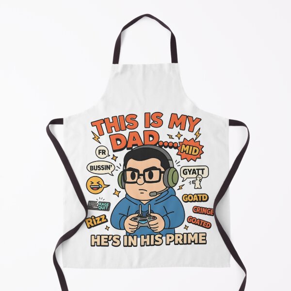 Item preview, Prime Gamer Dad Meme Cartoon designed and sold by AnnDesignStudio.
