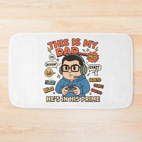 Item preview, Prime Gamer Dad Meme Cartoon designed and sold by AnnDesignStudio.
