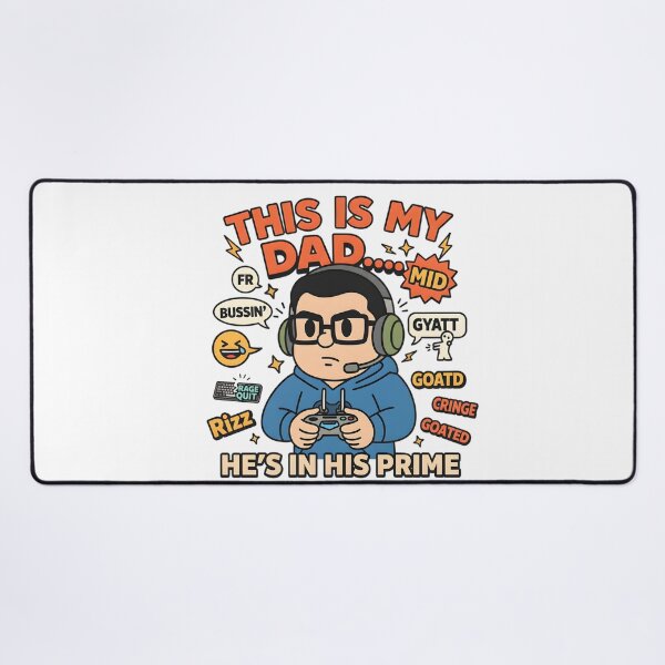 Item preview, Prime Gamer Dad Meme Cartoon designed and sold by AnnDesignStudio.