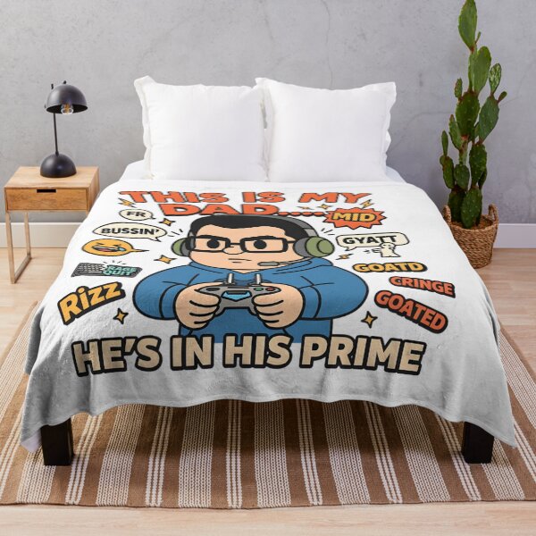 Item preview, Prime Gamer Dad Meme Cartoon designed and sold by AnnDesignStudio.