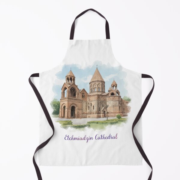 Item preview, Etchmiadzin Cathedral Armenia Watercolor Painting Armenian Landmark Art designed and sold by NareArt.