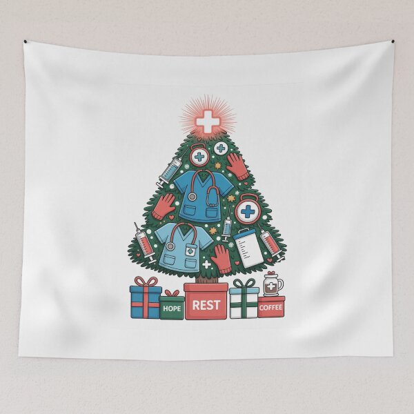 Item preview, Scrub Life Christmas Tree designed and sold by McVrax.