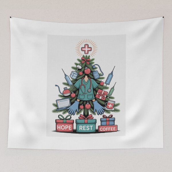 Item preview, Scrub Life Christmas Tree designed and sold by McVrax.