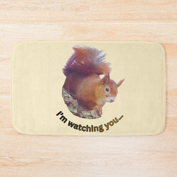 Item preview, Curious squirrel – “I’m watching you…” | Funny animal photo designed and sold by Katja LebenFreude.