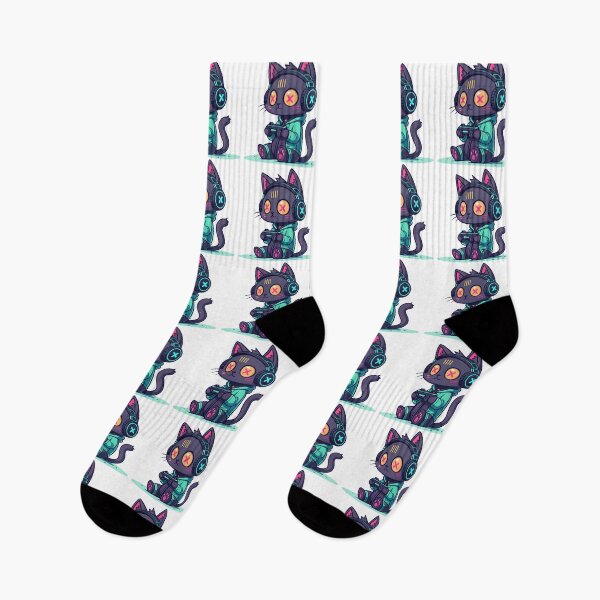 Item preview, Kawaii Cat with Headphones designed and sold by Fadi Alyaldani.