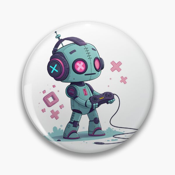 Item preview, Neon Robot Player  designed and sold by Fadi Alyaldani.