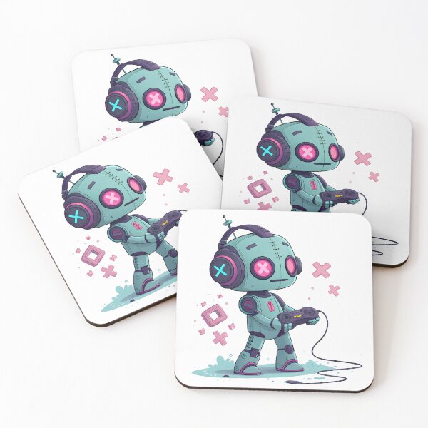 Item preview, Neon Robot Player  designed and sold by Fadi Alyaldani.