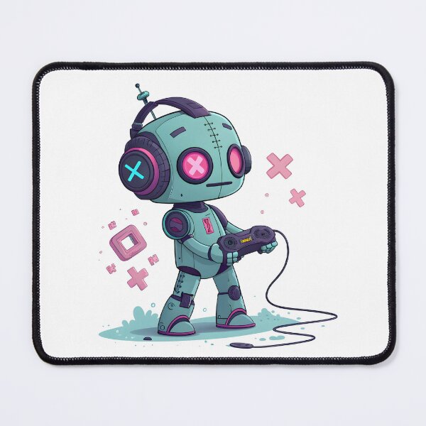 Item preview, Neon Robot Player  designed and sold by Fadi Alyaldani.