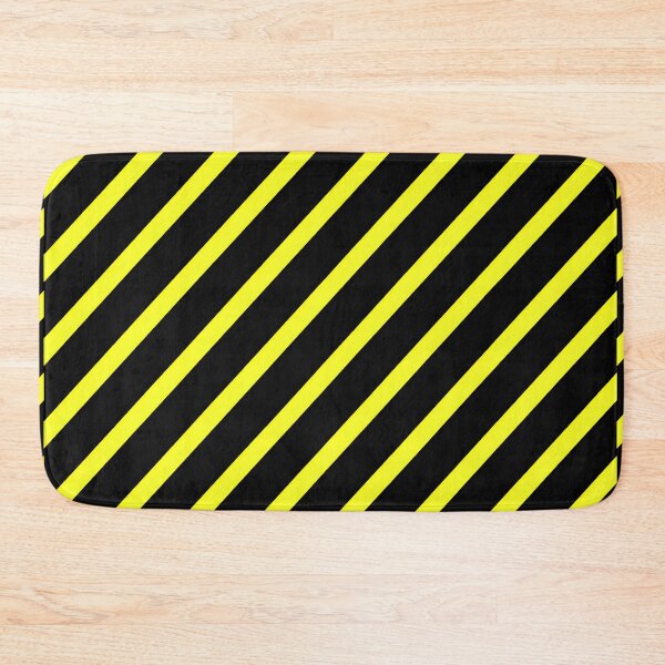 Item preview, Yellow and Black Racing Hazard Stripes Seamless Pattern designed and sold by SassyArtistry.