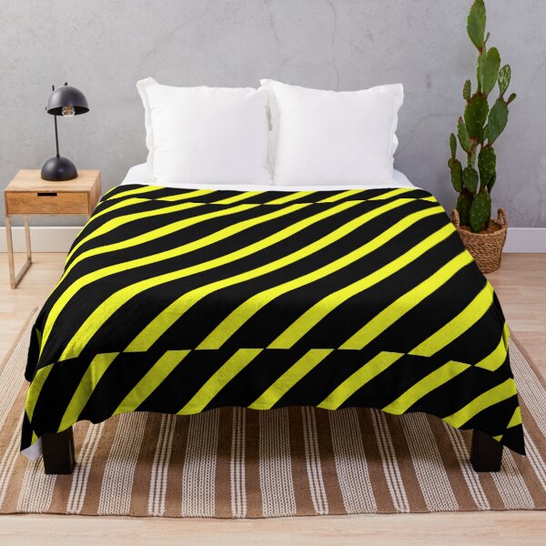 Item preview, Yellow and Black Racing Hazard Stripes Seamless Pattern designed and sold by SassyArtistry.