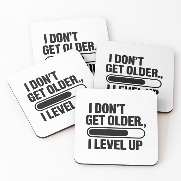Item preview, I Don’t Get Older, I Level Up – Progress Bar Design designed and sold by CalmDownZone ⭐️⭐️⭐️⭐️⭐️.