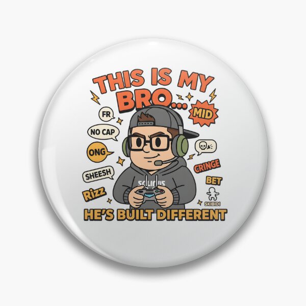 Artikelvorschau, Anders gebauter Gamer-Bro-Meme-Cartoon entworfen und verkauft von AnnDesignStudio.