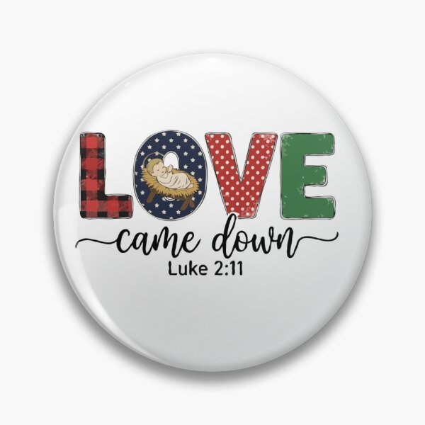 Item preview, LOVE Retro Christmas Sublimation with Baby Jesus – Luke 2:11 designed and sold by The Real Life Symphony.