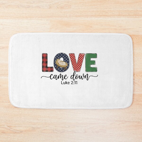 Item preview, LOVE Retro Christmas Sublimation with Baby Jesus – Luke 2:11 designed and sold by The Real Life Symphony.