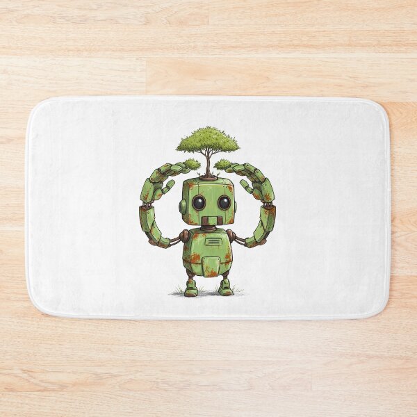 Item preview, Cute Robot with Tree Head Ecology designed and sold by TeeARTHY.