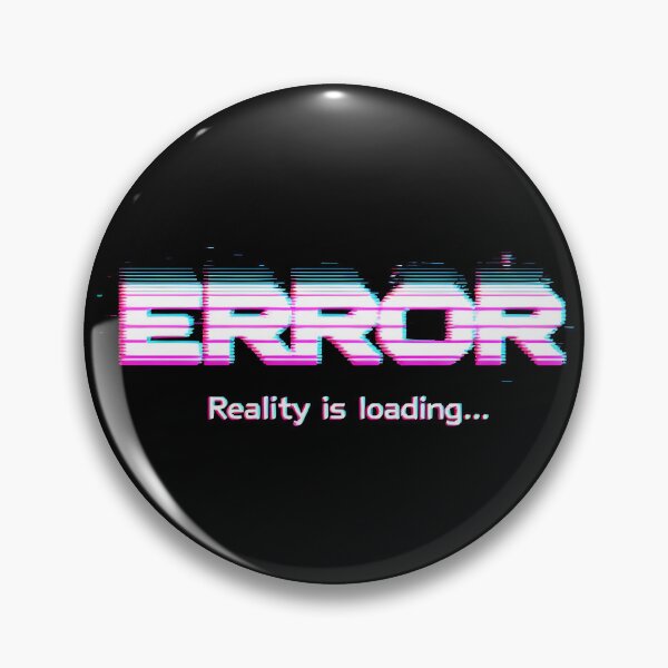 Item preview, ERROR: Reality is Loading... Glitch Text Design - Retro 80s Synthwave designed and sold by NeonOrbit89.