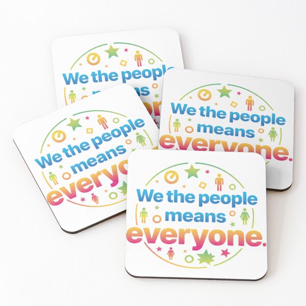 Item preview, We the people means everyone designed and sold by JustCrafted.