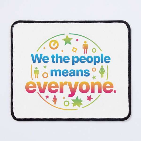 Item preview, We the people means everyone designed and sold by JustCrafted.