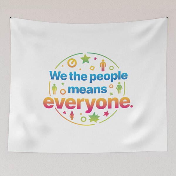 Item preview, We the people means everyone designed and sold by JustCrafted.