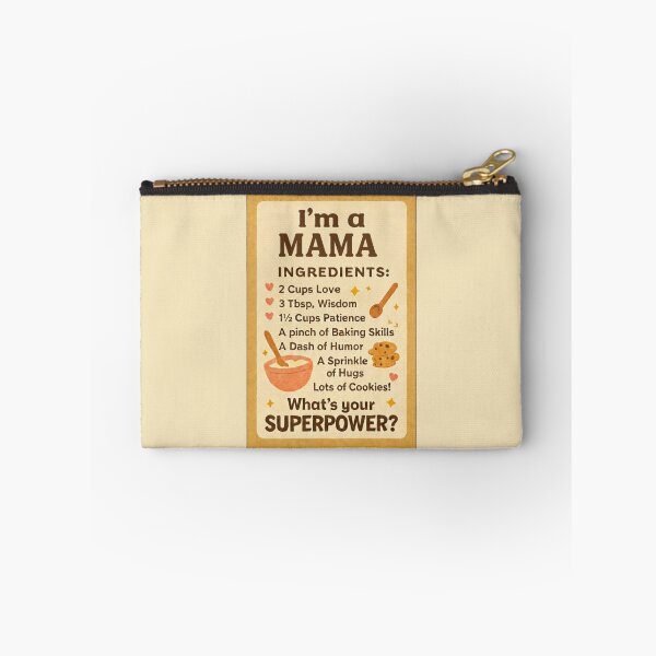 Item preview, I'm a Mama, What's Your Superpower? - Ingredients Recipe Funny Grandmother Kitchen Gift Design designed and sold by D-Islamic.