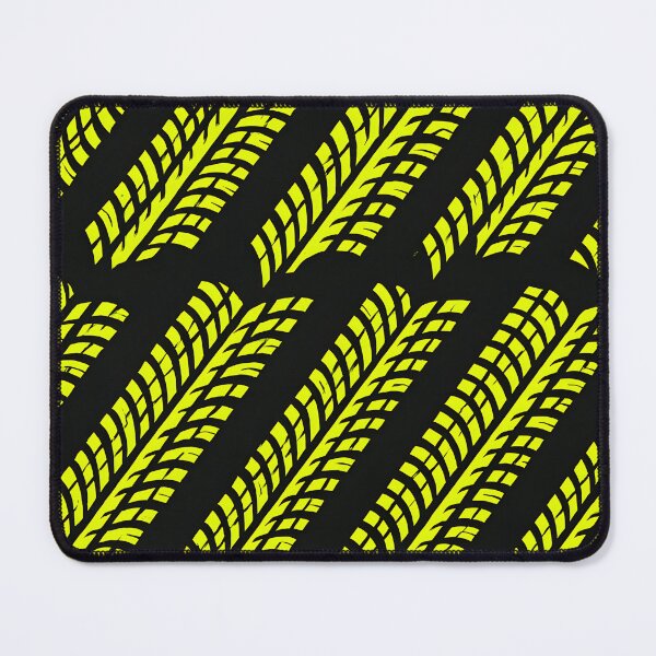 Item preview, Yellow Tire Track Racing Pattern designed and sold by SassyArtistry.